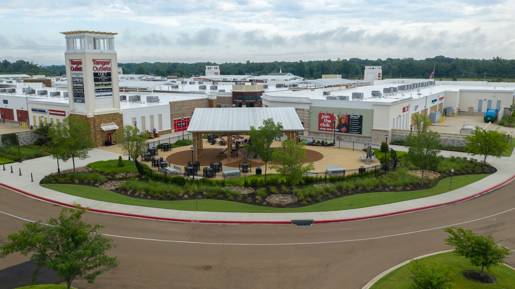 Commercial Landscaping Case Study: Tanger Outlets Southaven, MS